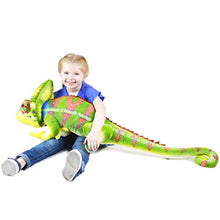 Load image into Gallery viewer, Viahart Ahmed The Chameleon | 4 Foot Long (Including Tail Measurement!) Big Stuffed Animal Plush Big
