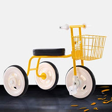 Load image into Gallery viewer, Moolo Trike Children&#39;s Tricycle, Bicycle 2-5 Years Old Kids Simple Bicycle Lightweight Pedal Preschool (Color : Yellow)

