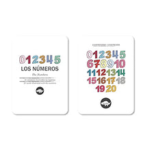 Load image into Gallery viewer, Flash Cards The Numbers - Flashcards Ages 6 M and Up, Preschool to Kindergarten - Spanish to English Flash Cards - Spanish/English Learning Games for Toddlers and Preschoolers
