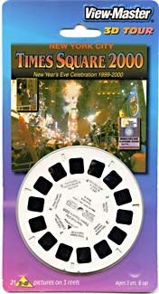 Times Square 2000 - New Year's Eve Celebration - Mayor Guiliani - ViewMaster 3 Reel Set