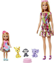Load image into Gallery viewer, Barbie and Chelsea The Lost Birthday Playset with Barbie &amp; Chelsea Dolls, 3 Pets &amp; Accessories, Gift for 3 to 7 Year Olds
