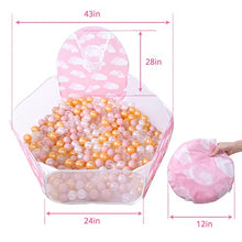 Load image into Gallery viewer, GOGOSO 100 pcs Ball Pit Balls with a Pink Cloud Ball Pink
