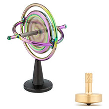 Load image into Gallery viewer, DjuiinoStar High Performance Spinning Top (5-8 Minutes) DST-805 and Durable Gyroscope DG-5M Bundle
