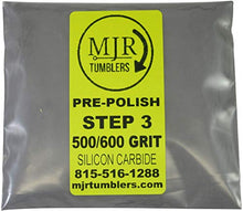 Load image into Gallery viewer, MJR Tumblers Refill Grit Kit for 1 LB Rock Tumblers Silicon Carbide Aluminum Oxide Media Polish
