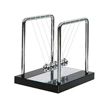 Load image into Gallery viewer, XPT Newton Cradle Balance Ball for Desktop, Classic Pendulum Balance Ball for Ornaments Decoration Display Physics Teaching Educational Tool S
