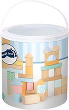 Load image into Gallery viewer, Small Foot- 50 Pastel Wooden Building Block Playset- Stacking Toys for Boys and Girls Ages 12+ Months-Montessori-Perfect for Birthdays and Holidays
