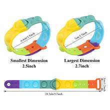 Load image into Gallery viewer, HeiYi Stress Relief Wristband Push Bubble Sensory Toys Hand Finger Press Silicone Bracelets Toy for Adults Anti-Anxiety Autism
