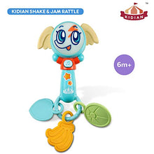 Load image into Gallery viewer, Kidian Baby Rattle - Shake and Jam Rattle - Baby Rattle and Teether Toy, Infant Rattle for 6 Months and Up by Flybar (Elephant)
