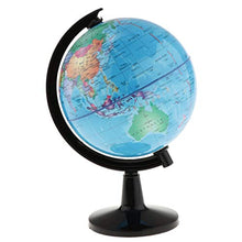 Load image into Gallery viewer, WSF-MAP, 1pc 16cm Vintage Globe Rotating Swivel World Map of Earth Atlas Geography Students Gifts Kids Educational Learning Globe Kids Toy (Color : Blue)
