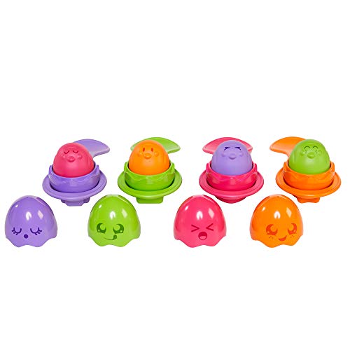 TOMY Toomies Hide & Squeak Eggstension Egg and Spoon Toy