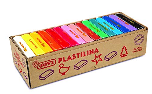 Jovi Plastilina Reusable and Non-Drying Modeling Clay; 350g Bars, 11.5 –  ToysCentral - Europe