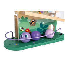 Load image into Gallery viewer, Janod Wooden Caterpillar Ball Track Toy  Educational, Creative, Imaginative, Inventive, and Developmental Play  Montessori, STEM Approach to Learning  Outdoors Theme - Ages 12 Months-3 Years Old

