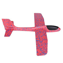 Load image into Gallery viewer, Tnfeeon Kids Throwing Flying Foam Glider Planes Toy, Manual Throw Aircraft Airplanes Model Durable Outdoor Sports Games for Boys Girls Children(Red)
