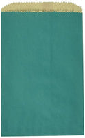 Flat Pocket Style Goodie Bag - Peacock Green