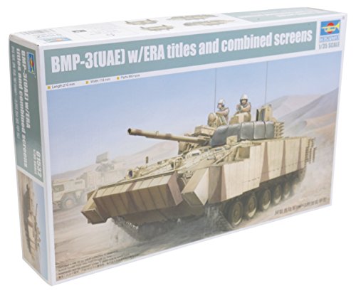 Trumpeter BMP-3 (UAE) with ERA Titles and Combined Screens Model Kit (1:35 Scale)