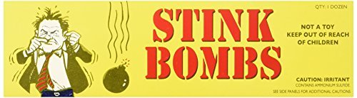 Rhode Island Novelty Stink Bombs 3 Glass Vials Per Box 12 Boxes Per Order