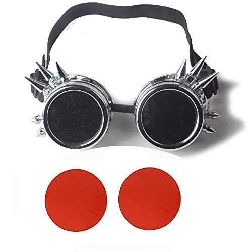 OMG_Shop Vintage Steampunk Goggles Welding Gothic Rave Goggles