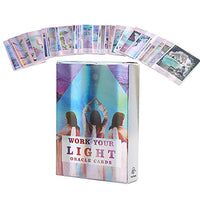 Yitengteng Hologram Tarot Cards Set.Fate Divination Tarot Cards,Interactive Game Divination Cards Toy Board Game Table Cards Fortune Telling Cards for Family Party & Friends Gathering