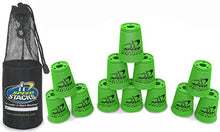 Load image into Gallery viewer, Speed Stacks Set of 12 Competition 4&quot; Neon Green Cups with Carrying Bag
