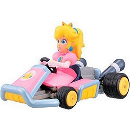 Mario Kart 7 Pullback Racer Car Figure Collection Furuta - Peach