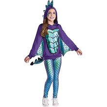 Load image into Gallery viewer, Mystical Dragon Costume For Toddlers- Turquoise and Violet - 1 Set

