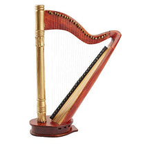 Load image into Gallery viewer, Factory Direct Craft Miniature Orchestral Harp - Vintage Find | 1 Piece for Holiday, Seasonal Crafting, Decorating and Displaying
