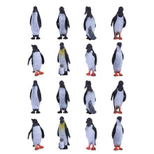 Load image into Gallery viewer, NUOBESTY Simulation Penguin Model 16PCS, 5x2x1.5cm Arctic Animals Figurines for Kids Plastic Home Decoration Mini Ocean Animal Model Penguin for Kids Education
