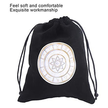 Load image into Gallery viewer, Oreilet Tarot Bag, Tarot Rune Bag Soft Drawstring Pouch Tarot Bag Bundle, Drawstring Pouch Ideal Size for Playing Cards Jewelry Coins, Dice Bag Cloth Purse(15 x 11.5cm)(6)
