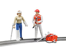 Load image into Gallery viewer, Bruder 62710 bworld Figure Set Ambulance Toy Figure
