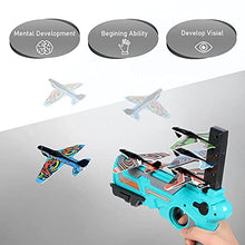 Load image into Gallery viewer, Airplane Toys for 4 5 6 Years Old Boys, Bubble Catapult Plane Outdoor Toys, One-Click Ejection Model Airplane Launcher with 3pcs Foam Glider Plane, Outside Toy and Gift for Kids 5-12
