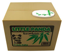Load image into Gallery viewer, Mischief Novelty Sneaky Panda Money Stealing Piggy Bank, 4 3/4 Inch
