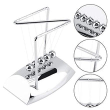 Load image into Gallery viewer, Kinetic Orbital Newton Cradle Balance Ball Physics Science Pendulum Ornaments Toy Children Educational Toys Home Desktop Decoration(7.28 x 4.72 x 7.87 inch)
