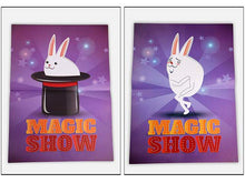Load image into Gallery viewer, Doowops Top Hat Magic Show Magic Tricks Hat Appearing from Poster Magic Magician
