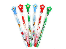 Load image into Gallery viewer, TINYMILLS 24 Pcs Dogs and Puppies Multi Point Stackable Push Pencil Assortment with Eraser for Dog Birthday Party Favor Prize Carnival Goodie Bag Stuffers Classroom Rewards Pinata Fillers
