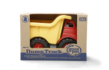 Load image into Gallery viewer, Green Toys Dump Truck in Yellow and Red - BPA Free, Phthalates Free Play Toys for Gross Motor, Fine Motor Skill Development. Pretend Play
