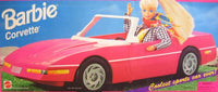 Barbie Corvette Convertible Vehicle - Coolest Sports Car Ever! (1995 Arcotoys, Mattel)