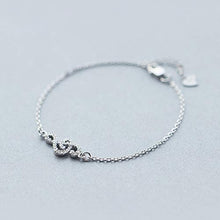 Load image into Gallery viewer, DFMJ Sterling Silver Zirconia Music Note Charm Bracelets for Woman Jewelry
