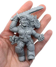 Load image into Gallery viewer, Stonehaven Miniatures Hill Giant Rustler Miniature Figure, 100% Urethane Resin - 85mm Tall - (for 28mm Scale Table Top War Games) - Made in USA
