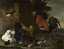 Load image into Gallery viewer, Melchior D&#39;Hondecoeter A Cock Hens and Chicks Jigsaw Puzzles Wooden Toy Adult DIY 1000 Piece
