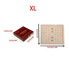 Load image into Gallery viewer, ZNZN Chess Chinese Chess Set Wooden Chess Box Leather Chess Board Acrylic Oak Chess for Adult Home Travel Portable Portable Chess (Color : Wood Color, Size : X-Large)
