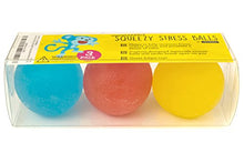Load image into Gallery viewer, IMPRESA Stress Relief Balls (3-Pack) - Tear-Resistant, Non-Toxic, BPA/Phthalate/Latex-Free (Colors as Shown) - Perfect for Kids and Adults - Squishy Relief Toys for Anxiety, ADHD, Autism and More
