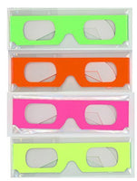 50 pairs 3D Fireworks Glasses Neon Multi-Starbursts of 3D Color for Fireworks Displays, Holiday Lights, Club/Concert Lights