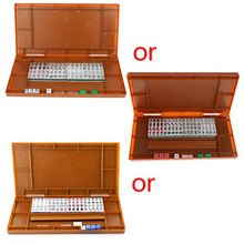 Load image into Gallery viewer, LOHONER Portable Mini 144 Mahjong Set Mah Jong Table Traditional Game Travel Foldable
