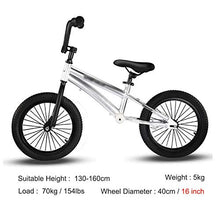 Load image into Gallery viewer, HYDT Large Sport Balance Bike 16 Inch for Big Boys Kid Teens, Aluminum Alloy Training Bicycle with Foot Rest, for 130-160cm Children
