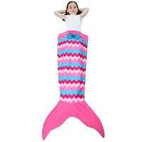 Tortor 1Bacha Kid Girls' Princess Mermaid Fish Tail Fleece Sleeping Bag Sack Blanket