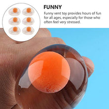 Load image into Gallery viewer, Kisangel 6pcs Egg Ball Toy Easter Fake Egg Prank Toy Hand Press Vent Toy Small Easter Egg Kids Toy April Fools Day Trick Ornament
