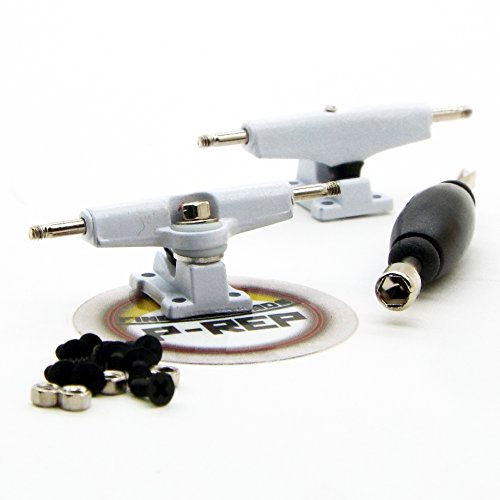 Peoples Republic P-REP 29mm Performance Tuned Fingerboard Trucks - White