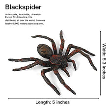 Load image into Gallery viewer, 2 PCS Realistic Spider Figures, Giant Toy Spider Animal Model, Halloween Prank Props Party Decorations, Can Also Be Used for Doys, Gifts for Girl Education and Learning (Stovepipe Black Spider)
