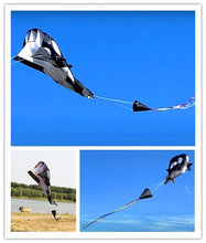 Load image into Gallery viewer, Flying War Whale Giant 3D Frameless Parafoil Kite Outdoor Beach Park Garden Fun - Ready to Fly with Lines
