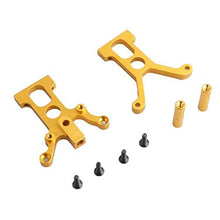 Load image into Gallery viewer, Toyoutdoorparts RC 102225 Gold Aluminum Centre Diff. Mount Fit Redcat 1:10 Lightning STR Car
